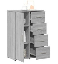 Sideboard Grau Sonoma 60x31x84 cm Holzwerkstoff