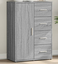 Sideboard Grau Sonoma 60x31x84 cm Holzwerkstoff