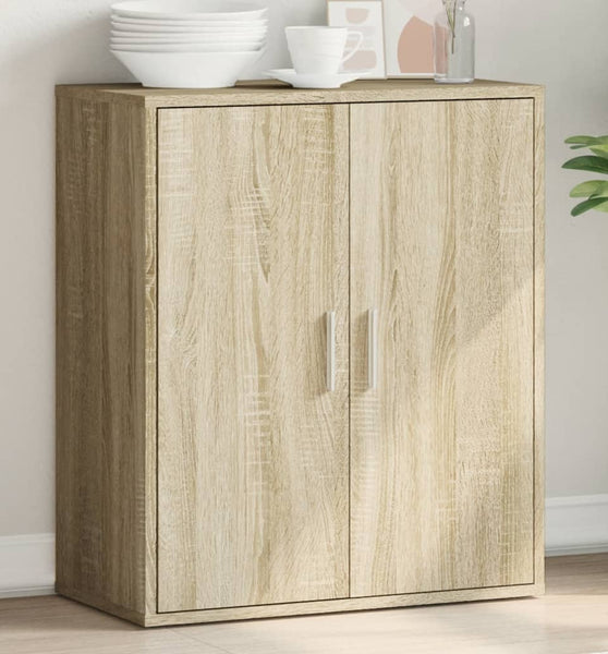 Sideboard Sonoma-Eiche 79x38x80 cm Holzwerkstoff