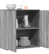 Sideboard Grau Sonoma 79x38x80 cm Holzwerkstoff