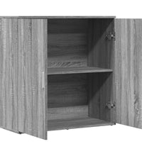 Sideboard Grau Sonoma 79x38x80 cm Holzwerkstoff