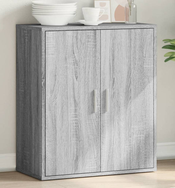 Sideboard Grau Sonoma 79x38x80 cm Holzwerkstoff