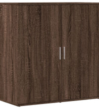 Sideboard Braun Eichen-Optik 79x38x80 cm Holzwerkstoff