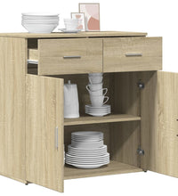 Sideboard Sonoma-Eiche 79x38x80 cm Holzwerkstoff