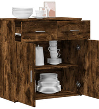 Sideboard Räuchereiche 79x38x80 cm Holzwerkstoff