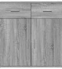 Sideboard Grau Sonoma 79x38x80 cm Holzwerkstoff