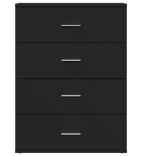 Sideboard Schwarz 60x39x80 cm Holzwerkstoff