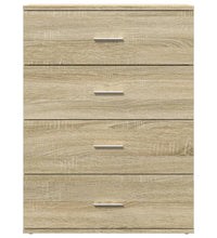 Sideboard Sonoma-Eiche 60x39x80 cm Holzwerkstoff
