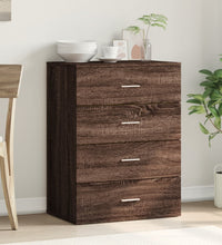 Sideboard Grau Sonoma 60x39x80 cm Holzwerkstoff