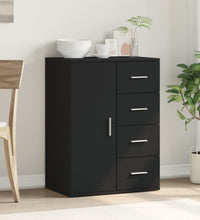 Sideboard Schwarz 59x39x80 cm Holzwerkstoff