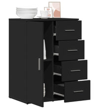 Sideboard Schwarz 59x39x80 cm Holzwerkstoff