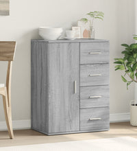 Sideboard Grau Sonoma 59x39x80 cm Holzwerkstoff