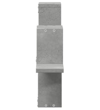 Wandregal Betongrau 104,5x10x43 cm Holzwerkstoff