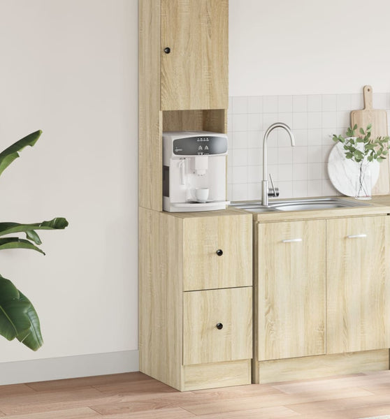 Küchenschrank Sonoma-Eiche 35x50x180 cm Holzwerkstoff