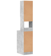 Küchenschrank Betongrau 35x50x180 cm Holzwerkstoff