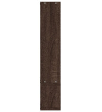 Wandregal Braun Eichen-Optik 96x12x64 cm Holzwerkstoff