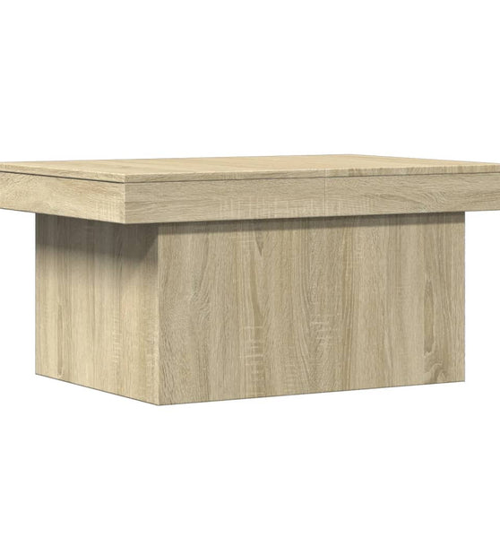 Couchtisch Sonoma-Eiche 80x55x40 cm Holzwerkstoff