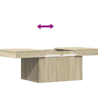 Couchtisch Sonoma-Eiche 80x55x40 cm Holzwerkstoff