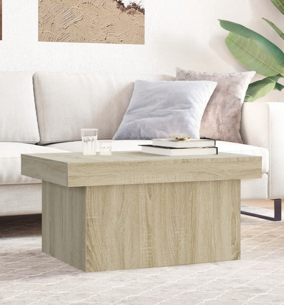 Couchtisch Sonoma-Eiche 80x55x40 cm Holzwerkstoff