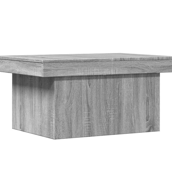 Couchtisch Grau Sonoma 80x55x40 cm Holzwerkstoff