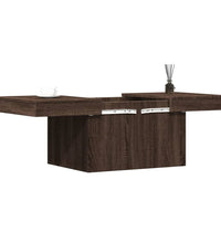 Couchtisch Braun Eichen-Optik 80x55x40 cm Holzwerkstoff