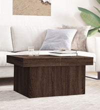 Couchtisch Braun Eichen-Optik 80x55x40 cm Holzwerkstoff