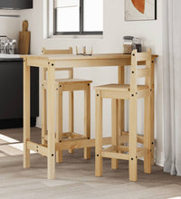 Barstühle 2 Stk. Massivholz Kiefer