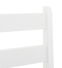 Barstühle 2 Stk. Weiß Massivholz Kiefer