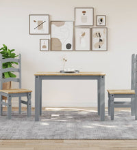 Esstisch Panama Grau 117x60x75 cm Massivholz Kiefer