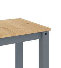 Esstisch Panama Grau 117x60x75 cm Massivholz Kiefer