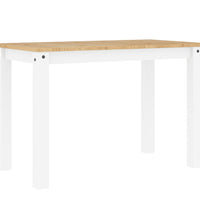 Esstisch Panama Weiß 117x60x75 cm Massivholz Kiefer