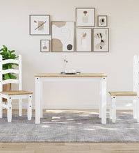 Esstisch Panama Weiß 117x60x75 cm Massivholz Kiefer