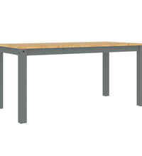 Esstisch Panama Grau 160x80x75 cm Massivholz Kiefer