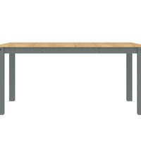 Esstisch Panama Grau 160x80x75 cm Massivholz Kiefer