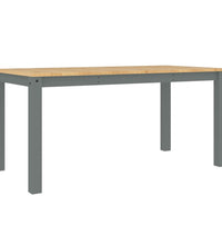 Esstisch Panama Grau 160x80x75 cm Massivholz Kiefer