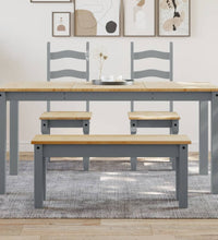 Esstisch Panama Grau 160x80x75 cm Massivholz Kiefer