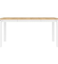 Esstisch Panama Weiß 160x80x75 cm Massivholz Kiefer