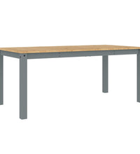 Esstisch Panama Grau 180x90x75 cm Massivholz Kiefer