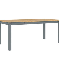 Esstisch Panama Grau 180x90x75 cm Massivholz Kiefer