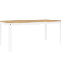 Esstisch Panama Weiß 180x90x75 cm Massivholz Kiefer