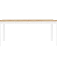 Esstisch Panama Weiß 180x90x75 cm Massivholz Kiefer