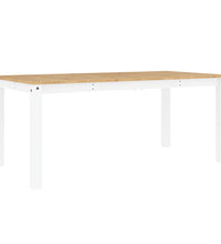 Esstisch Panama Weiß 180x90x75 cm Massivholz Kiefer