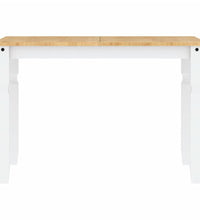 Esstisch Corona Weiß 112x60x75 cm Massivholz Kiefer