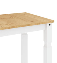Esstisch Corona Weiß 112x60x75 cm Massivholz Kiefer