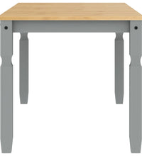 Esstisch Corona Grau 160x80x75 cm Massivholz Kiefer
