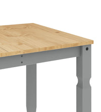 Esstisch Corona Grau 160x80x75 cm Massivholz Kiefer