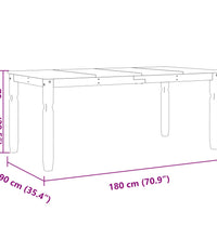 Esstisch Corona 180x90x75 cm Massivholz Kiefer