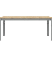 Esstisch Corona Grau 180x90x75 cm Massivholz Kiefer