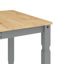 Esstisch Corona Grau 180x90x75 cm Massivholz Kiefer