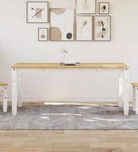 Esstisch Corona Weiß 180x90x75 cm Massivholz Kiefer